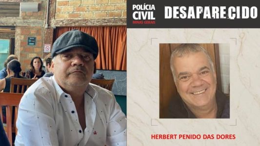 Herbert Penido das Dores está desaparecido desde o último sábado (20)