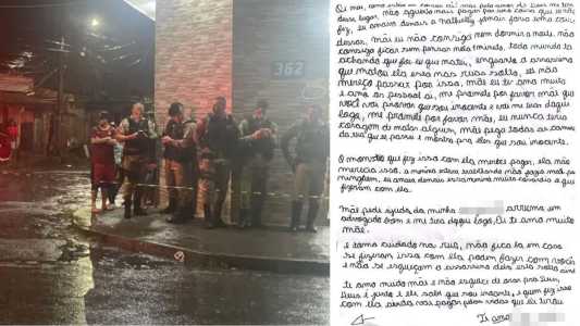 Ataque em padaria: adolescente apreendido envia carta à mãe 'prova que sou inocente'
