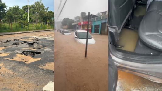 Chuva em BH destrói lojas, carros e interrompe festa no Bairro Ribeiro de Abreu