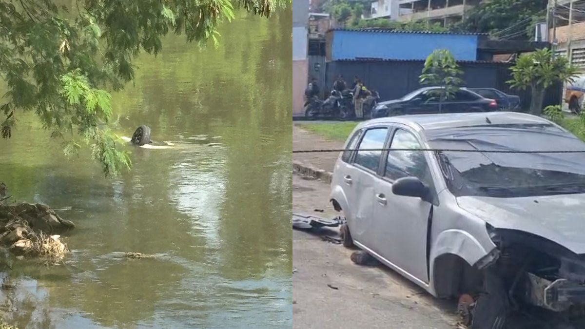 Motorista em fuga de troca de tiros morre após cair no Ribeirão da Onça, em BH