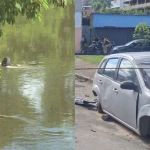 Motorista em fuga de troca de tiros morre após cair no Ribeirão da Onça, em BH