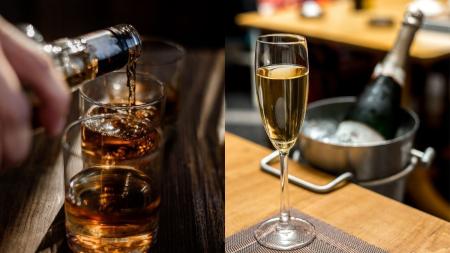 Champagne e Conhaque