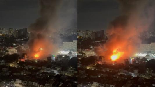 Explosão e incêndio em galpão deixa ao menos dois feridos em São Paulo