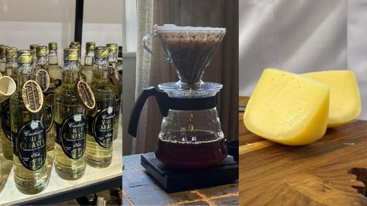 Cachaça, café e queijos