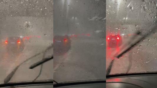 Chove extremamente forte em Belo Horizonte na noite desta segunda-feira (8)
