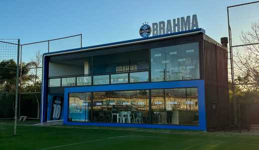 Quiosque Brahma, localizado no CT do Grêmio em Porto Alegre