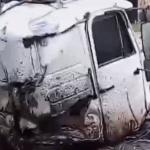 Vídeo: acidente com carreta na BR-040 arranca cabine de carreta