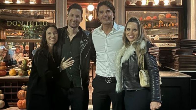 Ariel Cabral recebe ídolo do Cruzeiro na Argentina e posta foto de jantar