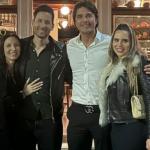 Ariel Cabral recebe ídolo do Cruzeiro na Argentina e posta foto de jantar