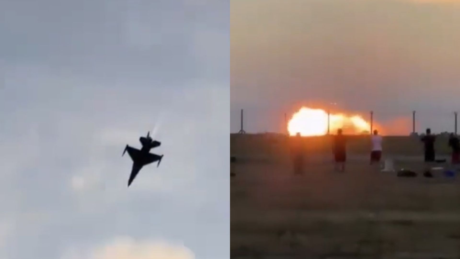 Vídeo: avião da força aérea cai durante treinamento e mata piloto