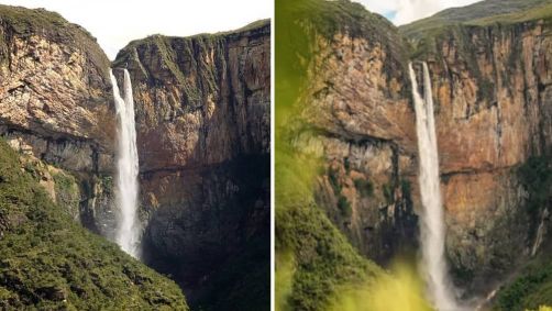 Cachoeira é considerada a mais alta de Minas Gerais