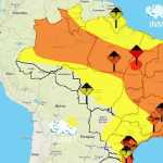 Chuva: qual a diferença entre os alertas vermelho, laranja e amarelo do Inmet?