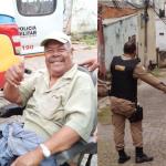 Vídeo: policiais sobem morro de ré para ajudar cadeirante a chegar em casa em MG