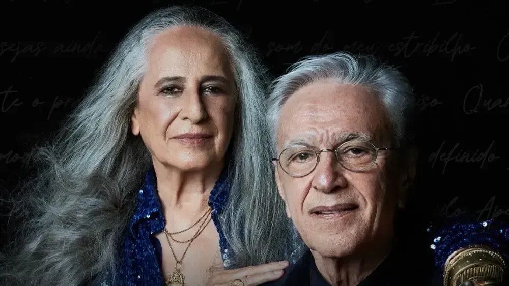 Caetano Veloso e Maria Bethânia adiam show em Porto Alegre; veja nova data
