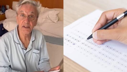 Caetano Veloso responde questão do Enem 2023 com suas músicas