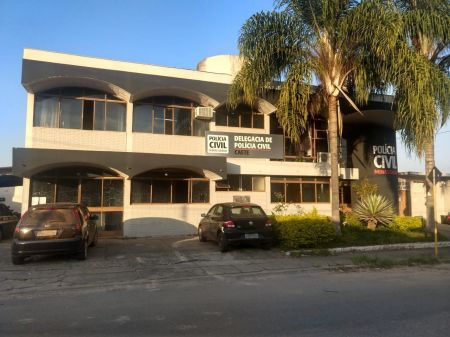 Fachada da Delegacia de Polícia Civil de Caeté