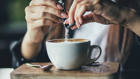 Café com adoçante