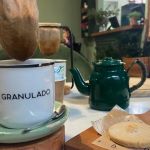 Café com lavanda: O Granulado se encontra em combinação elegante
