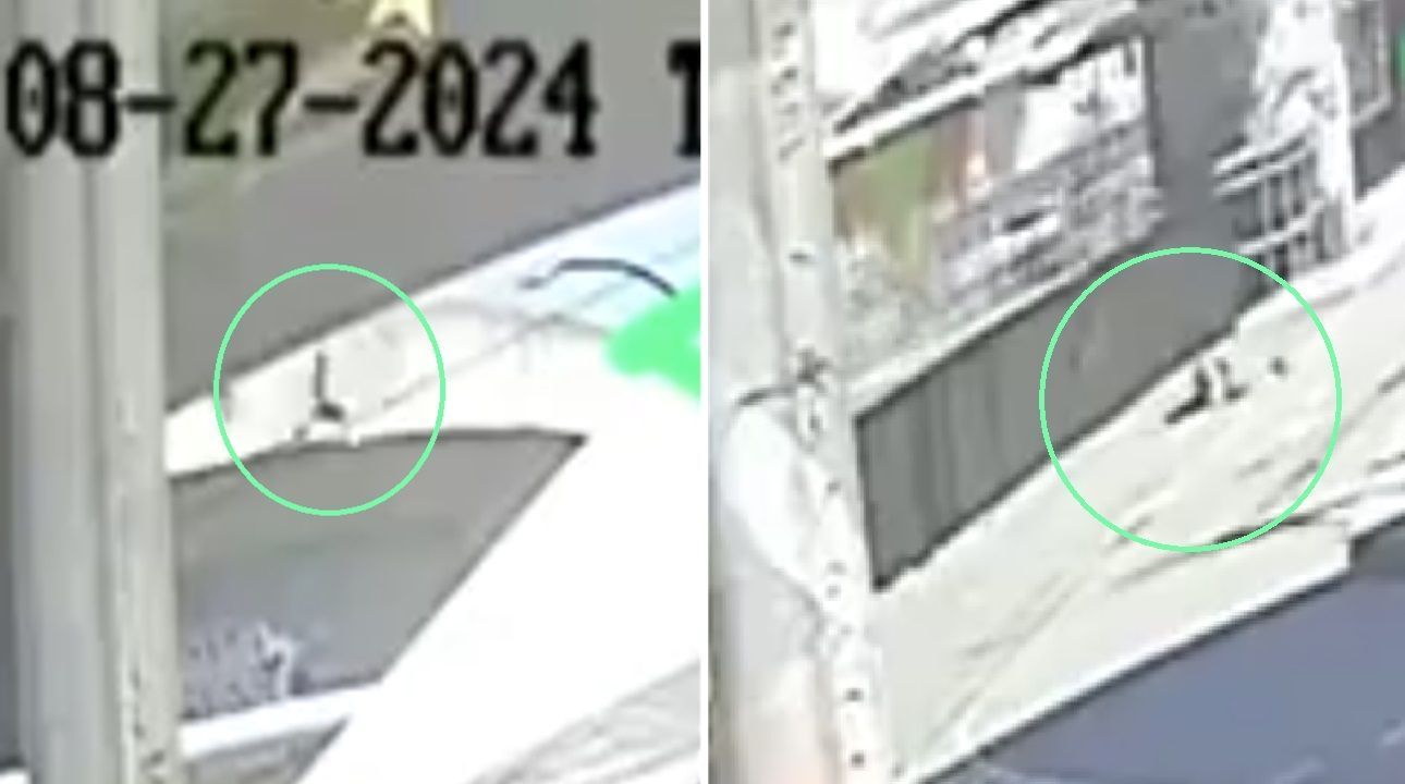 Vídeo: mulher despenca de viaduto no RJ após cair de garupa de moto