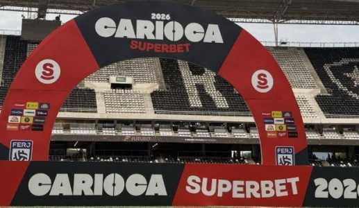 Estrutura do Campeonato Carioca 2026 no Nilton Santos, estádio do Botafogo no Rio de Janeiro