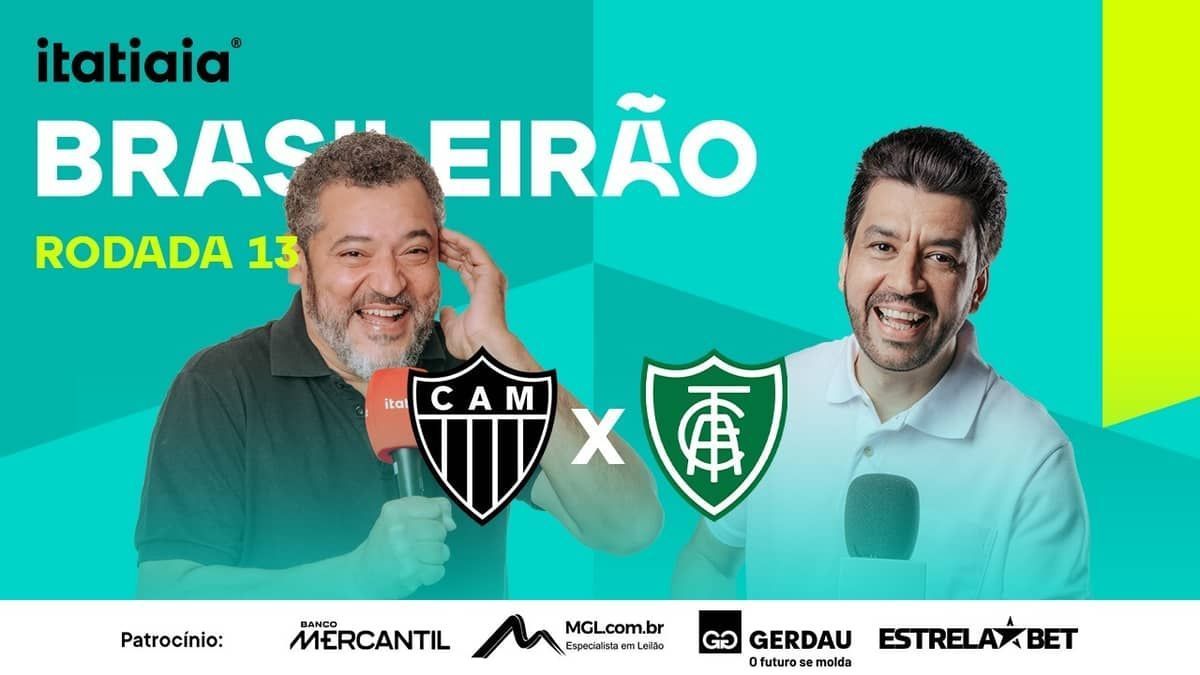 Atlético x América: assista, ao vivo, à transmissão da Itatiaia