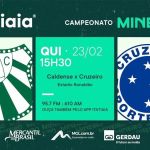 Caldense x Cruzeiro: acompanhe jogo no Mineiro no YouTube da Itatiaia