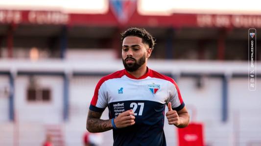 Calebe, meia-atacante do Fortaleza que deve ser titular contra o Grêmio