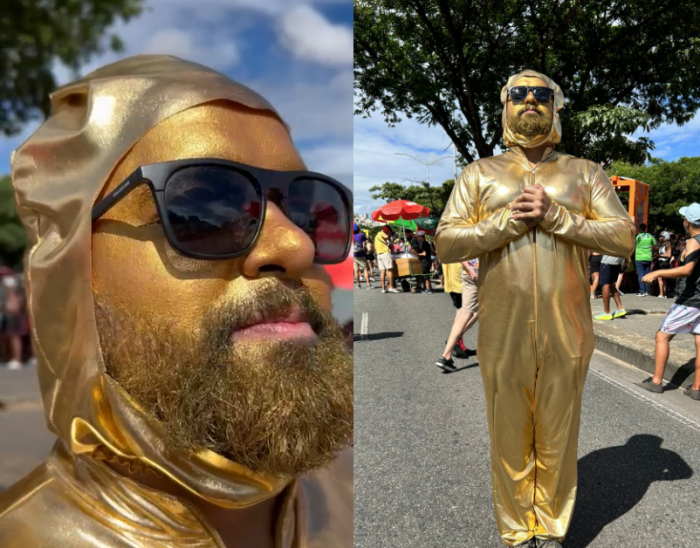Wallace Souza, economista, 33 anos, no carnaval de BH 