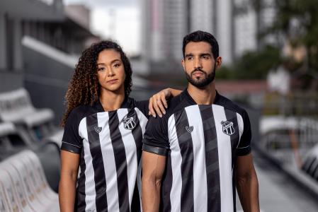 Novo modelo de camisa 1 do Ceará para 2024, em homenagem a Dimas Filgueiras