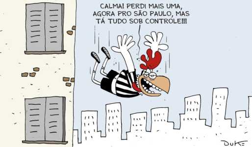 Charge do Duke após São Paulo 2 x 0 Atlético, pelo Brasileirão de 2025