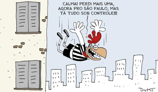 Charge do Duke após São Paulo 2 x 0 Atlético, pelo Brasileirão de 2025