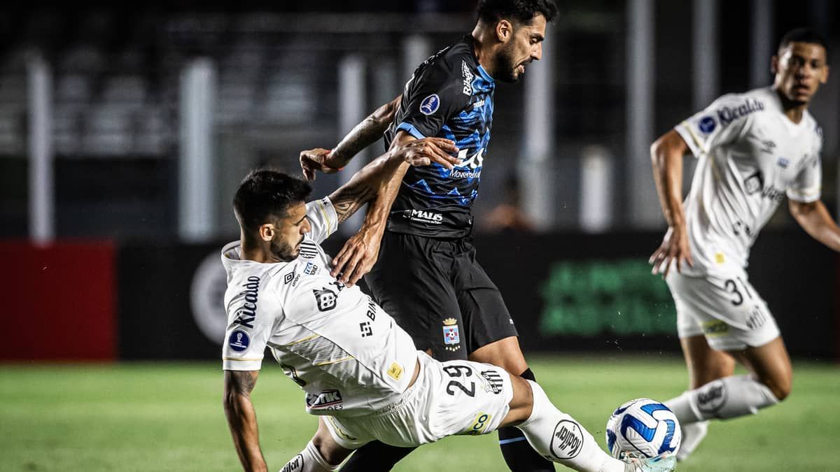 Santos joga com 12 jogadores por quase um minuto após confusão