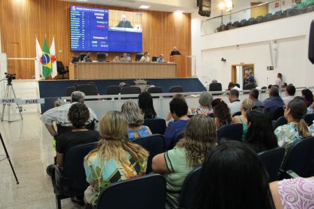 Plenário da Câmara Municipal de Sete Lagoas, cidade da região Central de Minas Gerais.