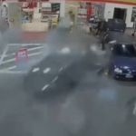 Vídeo: carro em alta velocidade invade posto de gasolina e mata jovem no Rio