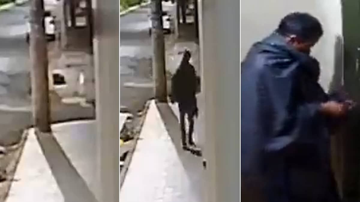 Vídeo: homem finge ser 'saco de lixo' para furtar condomínios em Minas