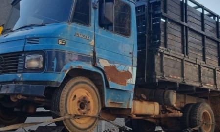 Caminhão utilizado no furto de gado foi apreendido durante investigação em Juiz de Fora