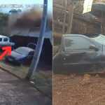 Vídeo: motorista perde controle e caminhão cai de rodovia em cima de carros em MG