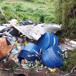 Caminhão capota e motorista morre na MG-353 próximo a Coronel Pacheco