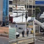 Testemunha defende motorista de carreta que arrastou cabos e derrubou postes em BH: 'Agiu com prudência'