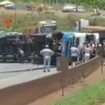 Veículo tomba e interdita Fernão Dias em Igarapé; veja rota alternativa  