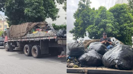 Caminhoneiro é preso com 3 toneladas de maconha e skunk na Grande BH