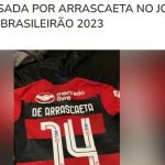 Flamengo: camisa que Arrascaeta deu a invasor de campo está à venda