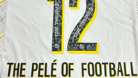 Camisa do Santos recebida por Tom Brady