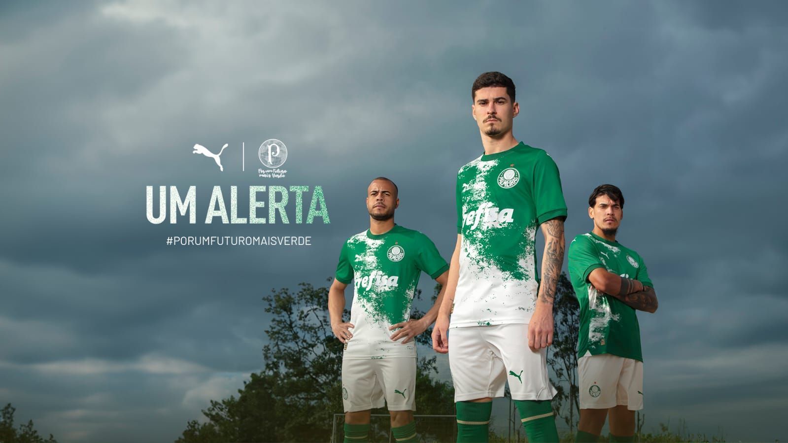 Contra Vasco, Palmeiras usa uniformes especiais em defesa do meio ambiente