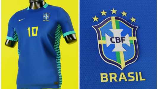 Camisa terá detalhes em verde-água