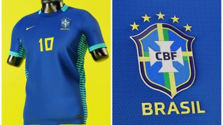 Camisa terá detalhes em verde-água