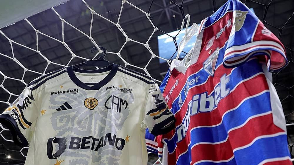 Atlético e Fortaleza fazem parceria e usarão camisas com patch especial