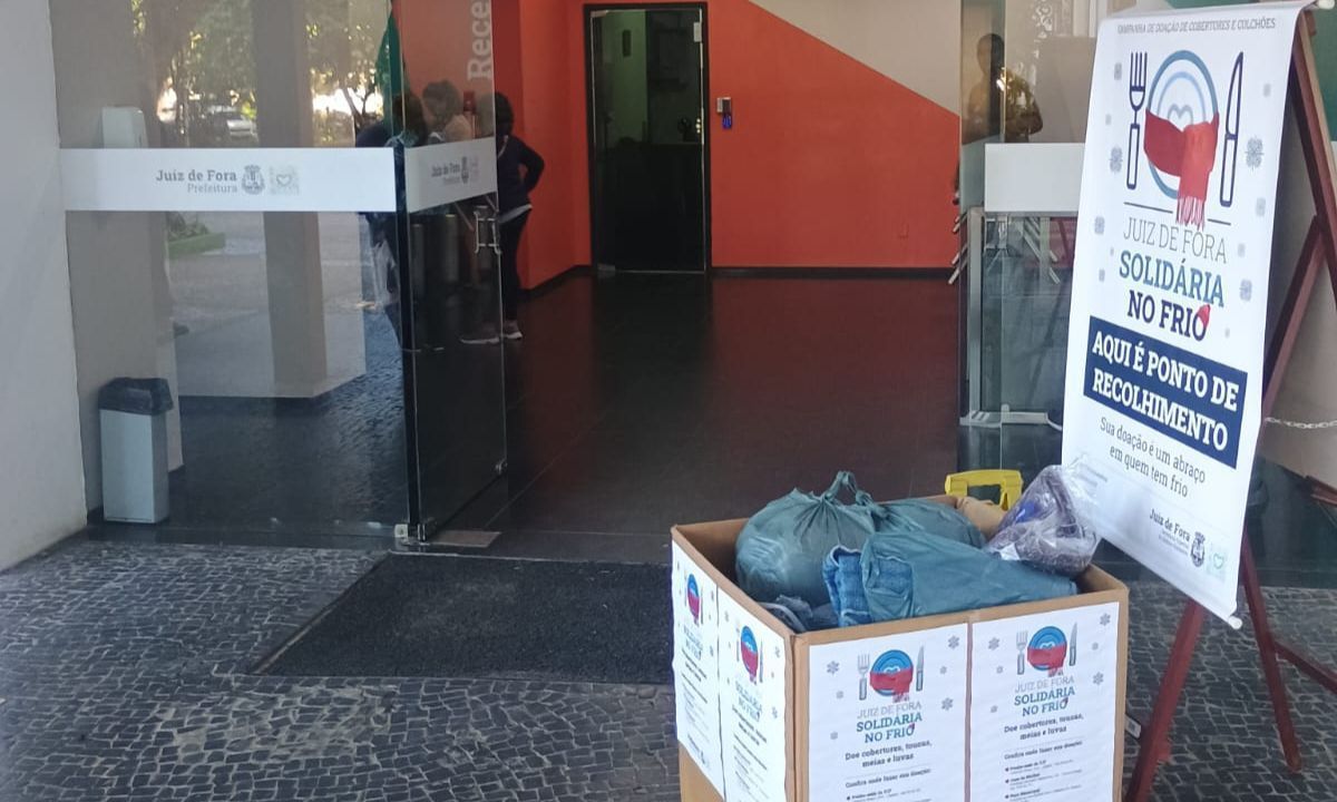 Prefeitura inicia campanha 'Juiz de Fora Solidária no Frio'