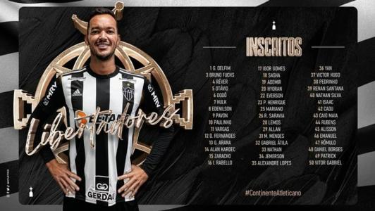 Campeão em 2013, Réver é um dos inscritos pelo Atlético