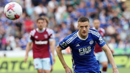 Campeão inglês pelo Leicester, Vardy fez história no clube • Leicester/Divulgação